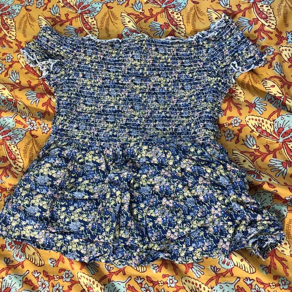 Floral Off the Shoulder Top